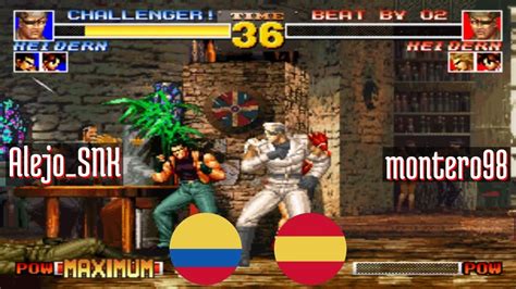 Ft Kof Alejo Snk Co Vs Montero Es King Of Fighters