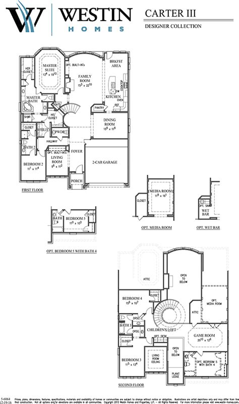 Westin Homes Hopkins Floor Plan Floorplans Click