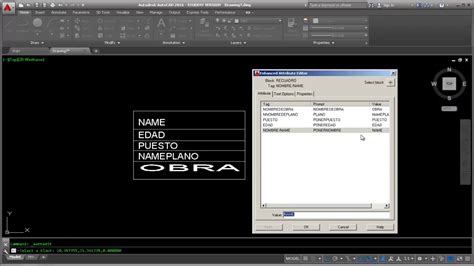 Crear Bloques Con Atributos En AutoCAD 2016 YouTube