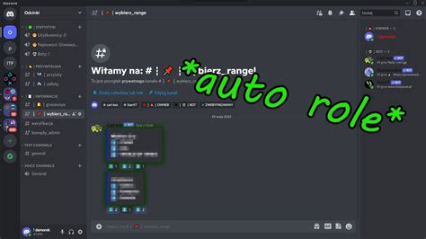 Jak Dodać Auto Role do Swojego serwera discord Jak zrobić ładny