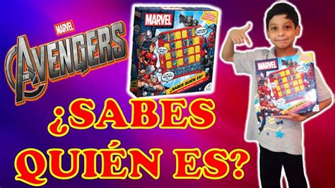 Juego De Mesa Sabes Qui N Es Marvel Youtube