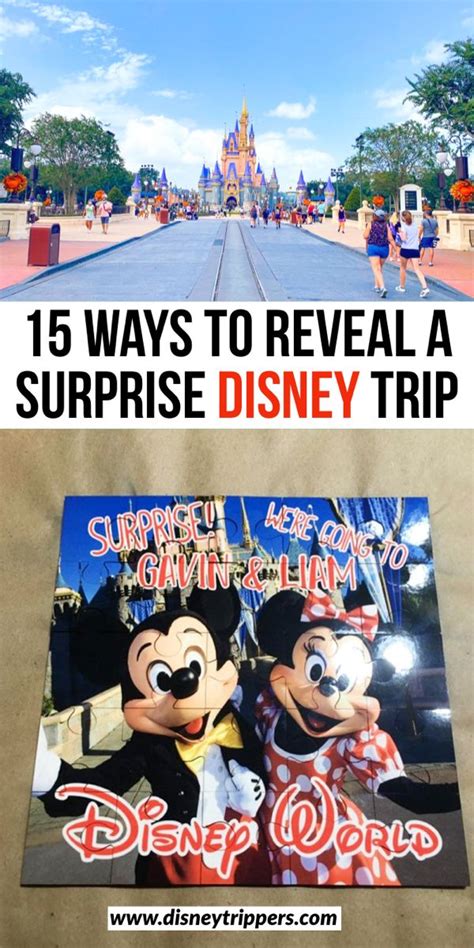 15 Creative Ways To Reveal A Surprise Disney Trip Disney Trippers