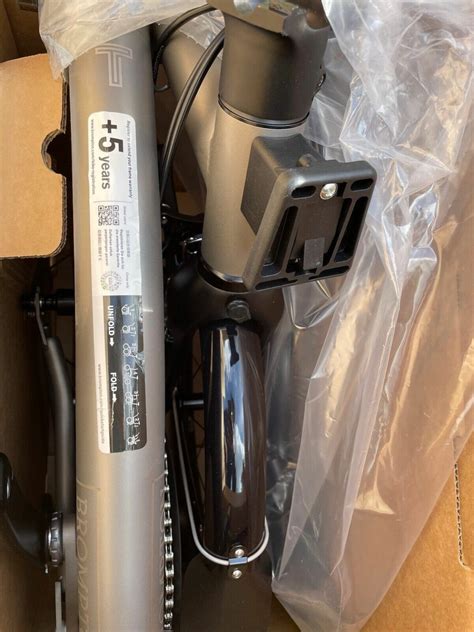 Bnib Limited Edition Brompton Titanium T Line Urban Folding Bicycle