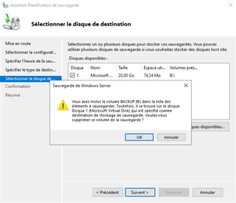 Sauvegarde Active Directory Avec Windows Server Backup