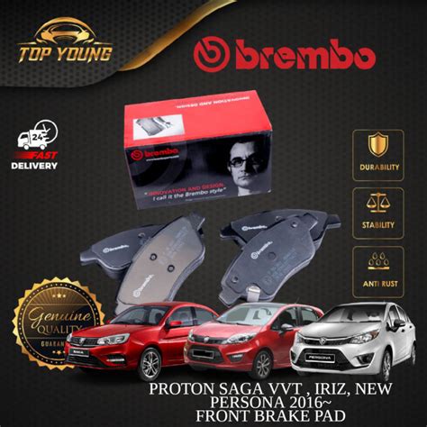 Brembo Proton Iriz New Persona New Saga Vvt Front Depan