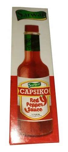 Sarwar Capsiko Red Pepper Sauce Packaging Size 60 G At ₹ 250piece In