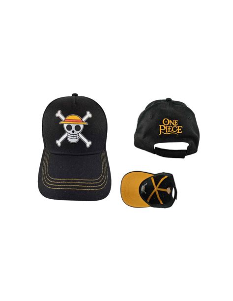 Gorra One Piece calavera Luffy bordado 2d 100 algodón