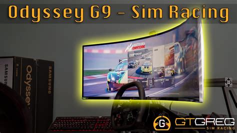 Samsung Odyssey G9 Ultrawide For Sim Racing Initial Impressions Youtube