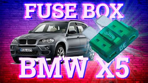 Bmw X5e70 2007 2013 Fuse Box Diagram Youtube