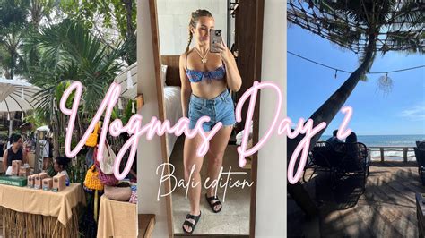 VLOGMAS BALI DAY 2 La Brisa Sunday Market Shopping Dress Haul