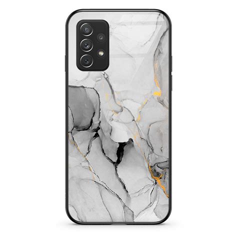 Etui Szklane Samsung Galaxy A G Szary Marmur Pieceofcase Sklep