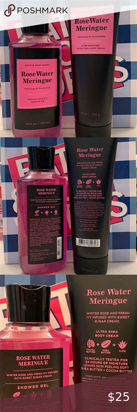 Bath And Body Works Rose Water Meringue 🌹 Bath And Body Bath And Body