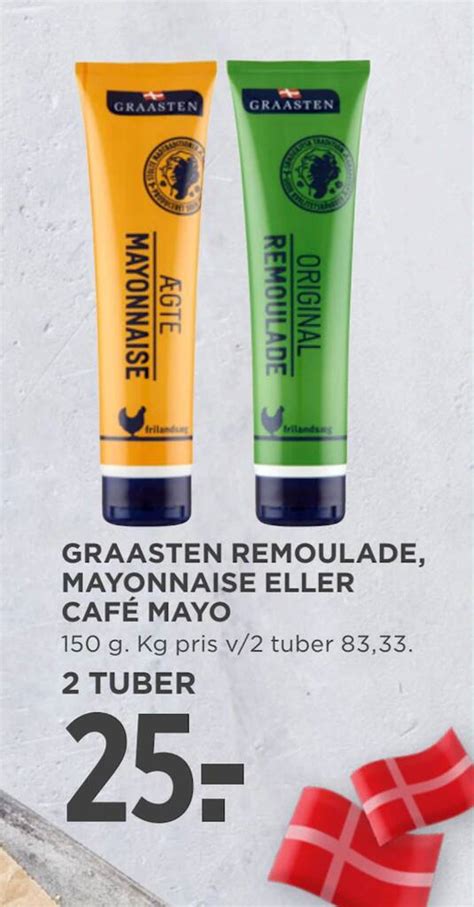 GRAASTEN REMOULADE MAYONNAISE ELLER CAFÉ MAYO tilbud hos MENY