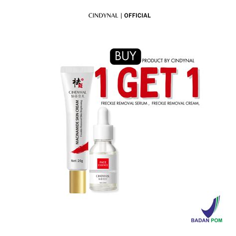 Cindynal Paket Perawatan Wajah Anti Flek Hitam Serum Cream