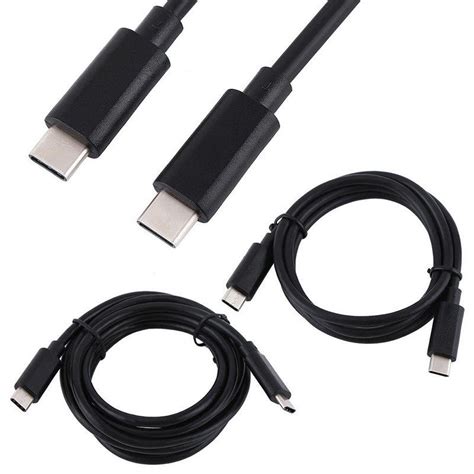 Cable USB3 1 Tipo C a Tipo C Macho carga rápida datos para Apple movil