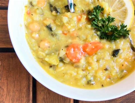 Vegan Greek Lemon Orzo Soup Avgolemono Soup Spicy Vegan Food