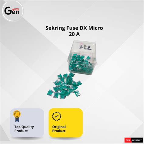 Jual FUSE DX MICRO SEKRING TANCAP TUSUK MIKRO 5A 7 5A 10A 15A 20A 25A