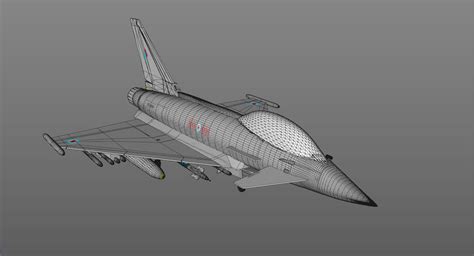 Eurofighter EF 2000 tifón Modelo 3D 80 unknown max c4d Free3D