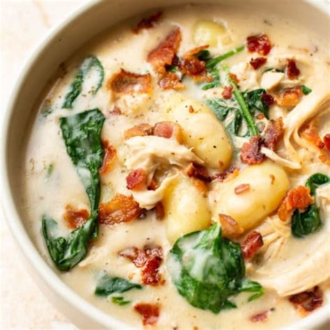 Chicken Bacon Gnocchi Soup • Salt And Lavender