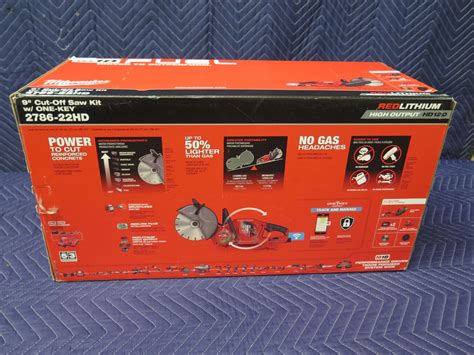 Milwaukee 2786 22hd M18 Fuel Cut Off Saw Kit W One Key Oahu Auctions