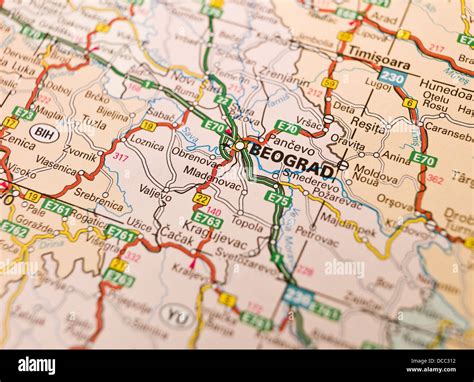 Beograd map hi-res stock photography and images - Alamy