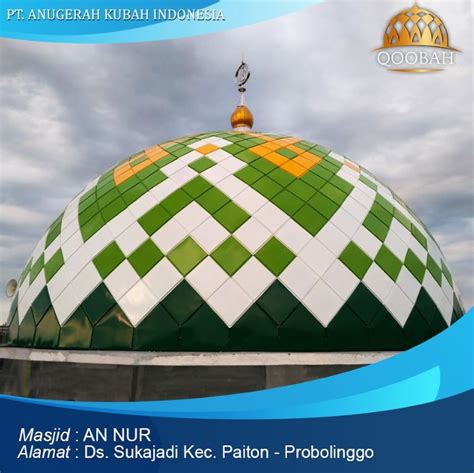 Jual Kubah Masjid Di Probolinggo Bahan Enamel Galvalum Stainless Gold