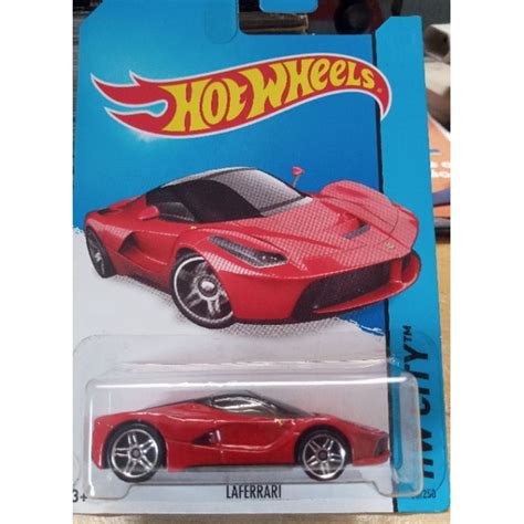 Hot Wheels 2014 Ferrari Laferrari Vermelha Hw City 1 64 Shopee Brasil