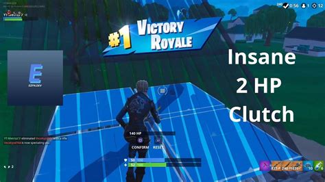 Insane Hp Clutch Og Fortnite Chapter Season Gameplay Ezfn Youtube