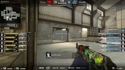 Cs Go Shroud Insane Tap Vs Tyloo Esl One Cologne Qualifier