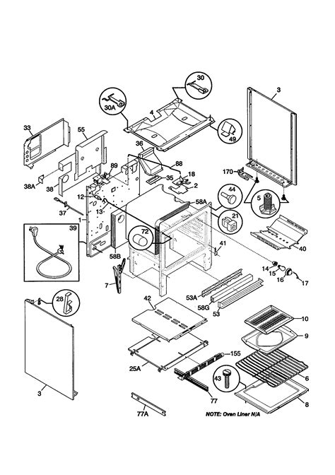 Kenmore Gas Range Parts Diagram