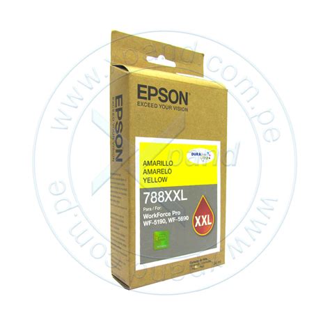 Imagen Cartucho De Tinta Epson T Xxl Durabrite Pro Amarillo Para