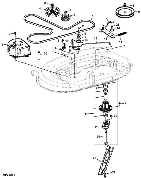 Schematic Diagram Riding Mower Idler Pulley The Ultimate Gui