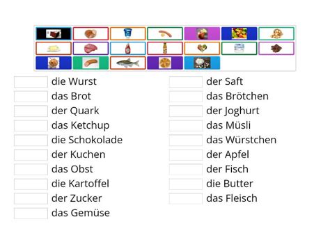 Lebensmittel Match Up