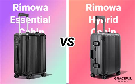 Rimowa Essential Cabin vs Rimowa Hybrid Cabin | Gracefuldegrade