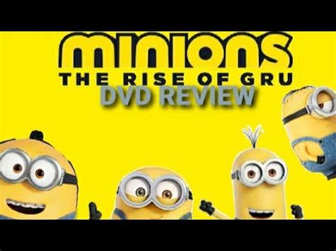 Minions The Rise Of Gru DVD Review YouTube