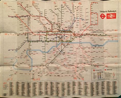 Taking a Look at the 1973 London Underground Map | Oren's Transit Page