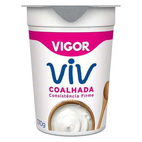 Iogurte Coalhada Desnatado Vigor Viv Pote 170g Pão De Açúcar