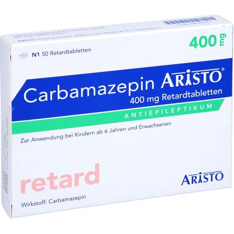 CARBAMAZEPIN Aristo 400 Mg Retardtabletten 50 Buc EUMED