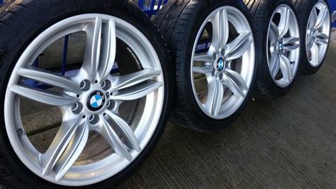 Genuine Bmw 5 6 Series 19 351 M Sport Alloy Wheels And Run Flat Tyres F10 F11 F12 F13 In