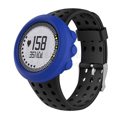 Case Protetor Silicone Azul Relógio Suunto M1 M2 M4 M5 Submarino