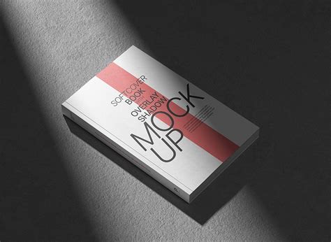 Free Softcover Book With Shadow Overlay Mockup Psd Psfreebies