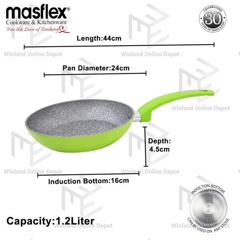 Masflex By Winland Spectrum Aluminum Non Stick Induction Fry Pan Cm