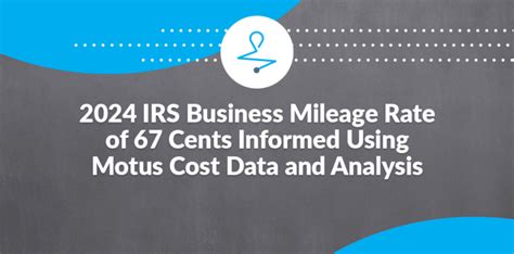 2024 IRS standard mileage rate Archives | Motus