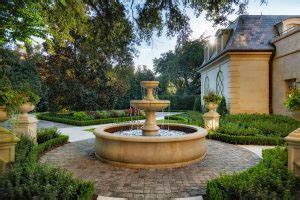 Palatial Classical Style Estate With Geometric Lakefront Garden