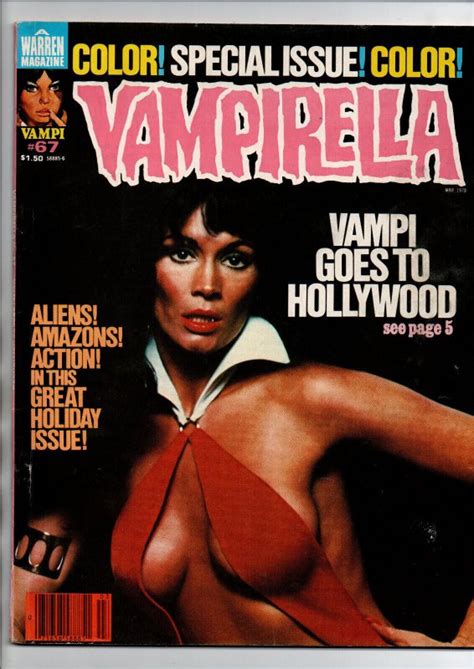 Vampirella 72 Barbara Leigh Photo Cover Horror Magazine Warren