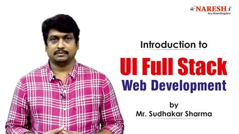 Introduction To UI Full Stack Web Development Naresh IT YouTube