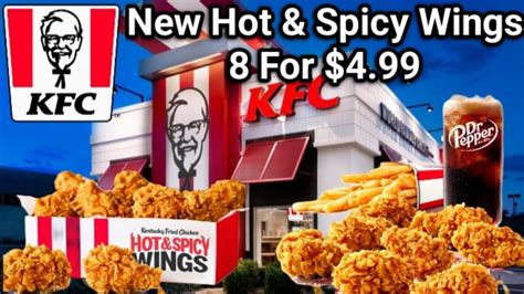 KFC Launching Hot And Spicy Wings In The US