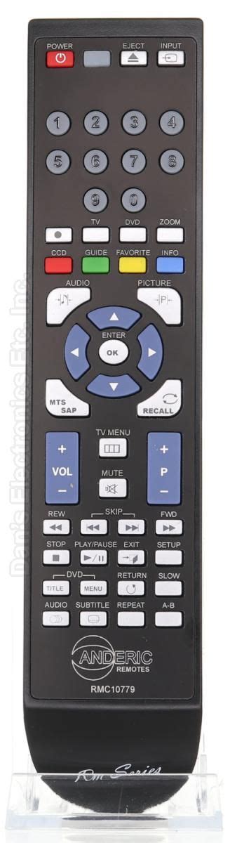 Buy Anderic Rrc Rrc For Insignia Rmc Tv Dvd Combo Tv Dvd Remote