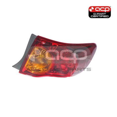 Tail Lamp Drivers Side Certified Suits Toyota Corolla ZRE152R 2007 To