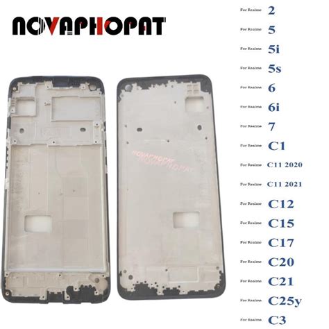 Novaphopat Lcd Front Housing Frame For Realme I S I C C